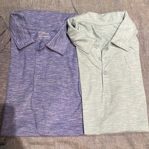 J.Crew Lot of 3 Bundle Performance Short sleeve Polo Shirts Size Large